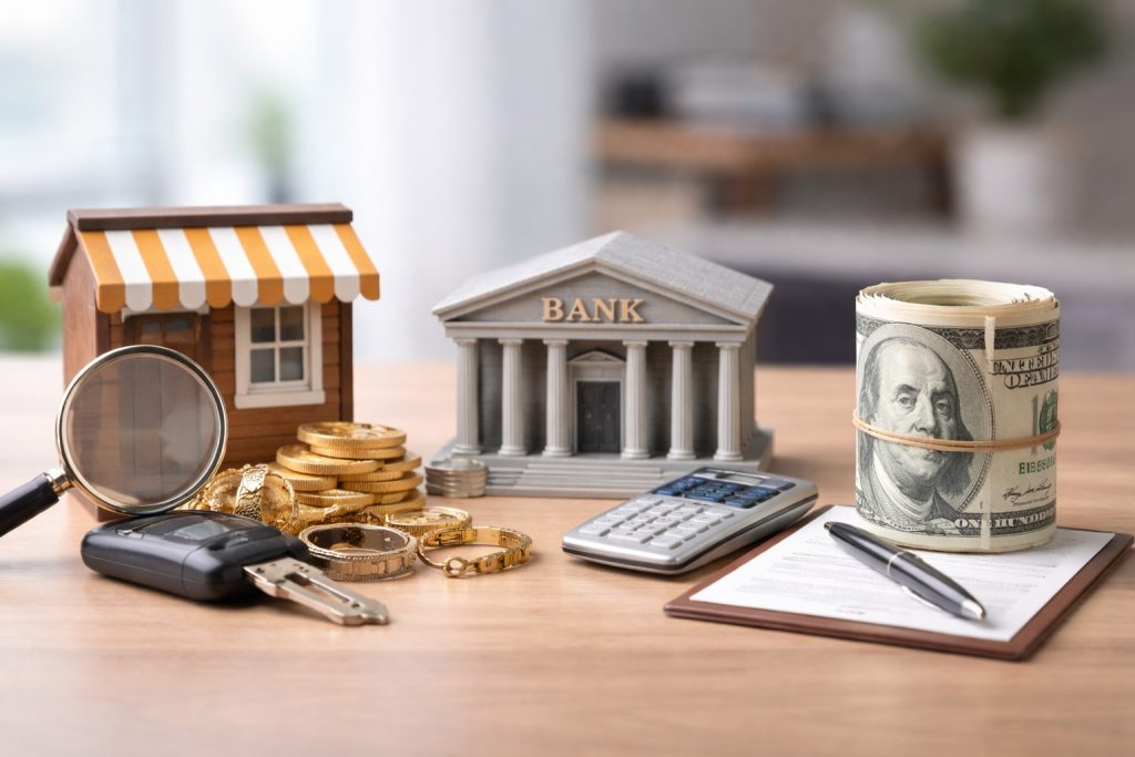 當舖 vs 銀行 vs 民間借款差別比較
