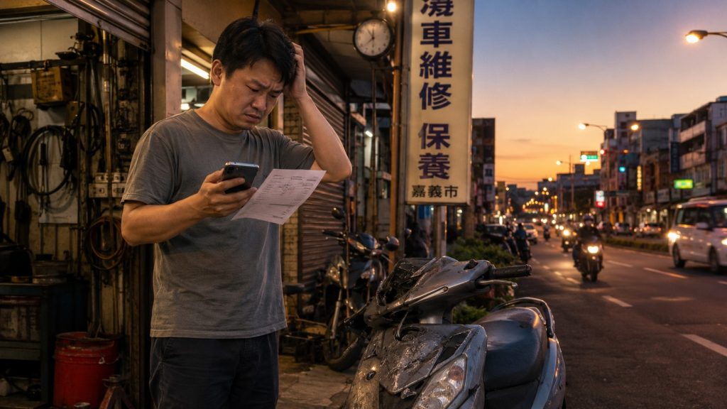 嘉義車禍後修車費 不夠時，民眾面對修車費、醫藥費與嘉義借款需求的案例情境