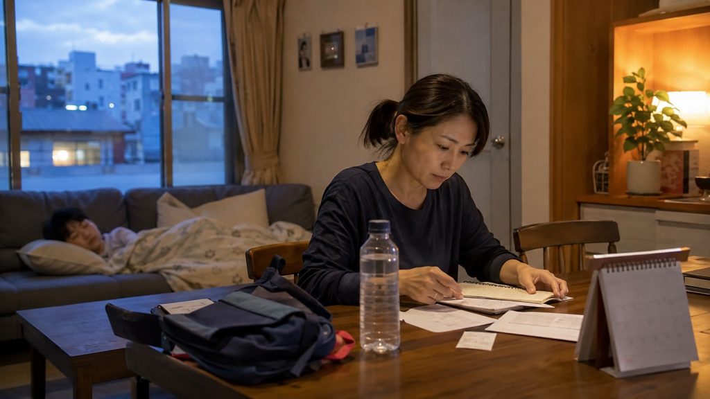 嘉義孩子腸胃炎看診費 情境,家長面對請假照顧與家庭開銷壓力