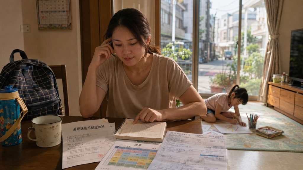 嘉義暑假安親費 增加，家長面對孩子安親班與家庭生活開銷壓力